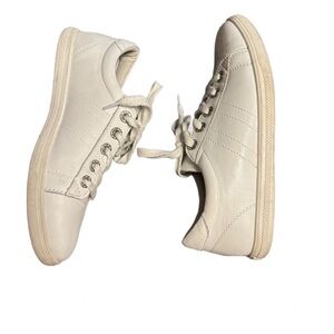 La Sheelah White Rhinestone Eyelet Sneakers – Women’s 8.5 – VGC